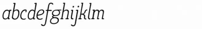 Limes Slab Light Italic