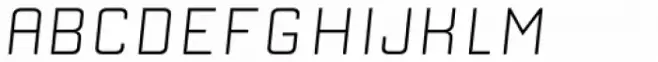 Manufaktur Light Italic