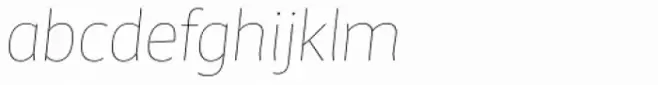 Maya Samuels OsF Thin Italic