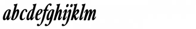 Merong Semi Bold Condensed Italic