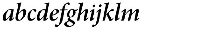 Minion Pro SubHead SemiBold Italic