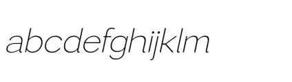 Modern Sans Extra Light Oblique