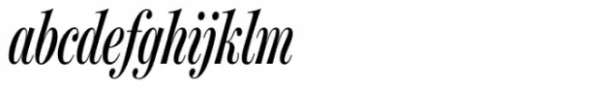Moderno FB Std Compressed Regular Italic