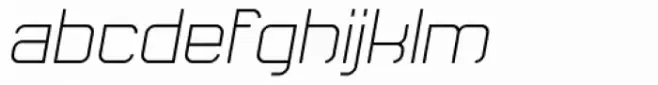 Monoron Sans1 Light Italic