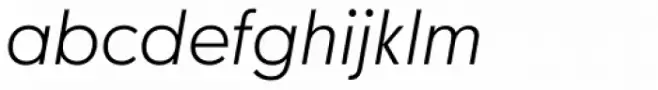 Moskau Grotesk Light Italic