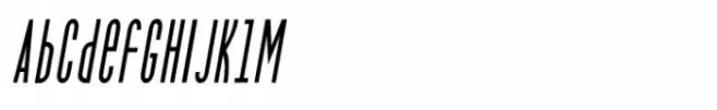 Narrow Way Bold Condensed Oblique