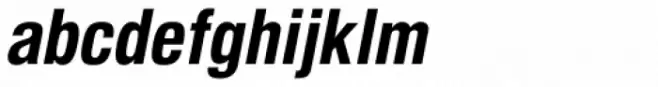 Newhouse DT Condensed ExtraBold Oblique