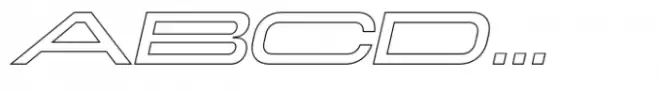 Nokia Expanded Semi Bold Outline Italic