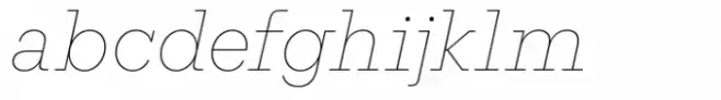 Nomos Slab Thin Italic