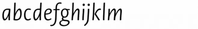 Novel Sans Rounded Italics Pro Light Italic