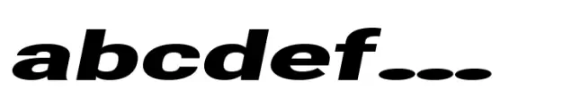 Nu Sans Black Expanded Slanted