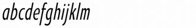 Oksana Sans Compressed DemiBold Italic