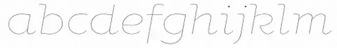 Oksana Std Alt Thin Italic
