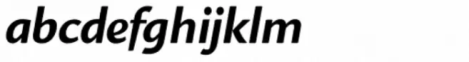 Organic Bold Italic
