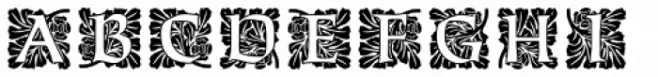 Ornate Initials Style Three