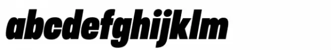 Otoiwo Grotesk Compressed Black Italic