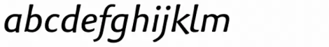 Palatino Sans Informal Italic