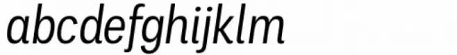 Palo Condensed Italic