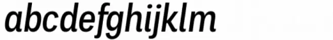 Palo Condensed Medium Italic