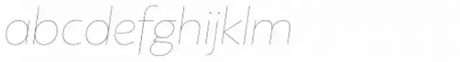 PF Bague Sans Std Hairline Italic
