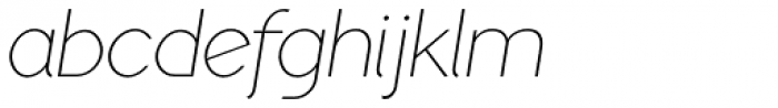 PF Lindemann Sans UltraLight Italic