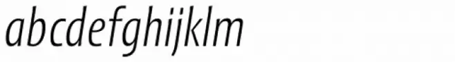 Picador Sans Light Italic