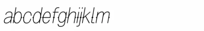 Pitmaster Thin Italic