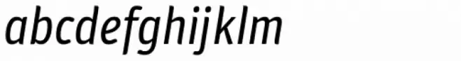 Plantago Condensed Italic