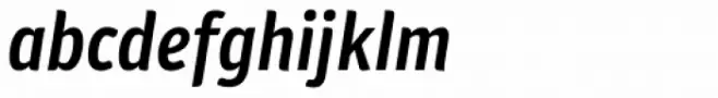 Plantago Condensed Semibold Italic