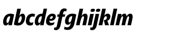 Plau Redonda Compressed Bold Italic