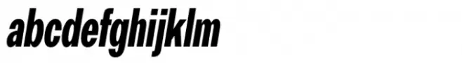 Premis Extrabold Condensed Italic