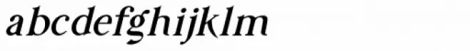 Prestissimo Classy Serif Italic