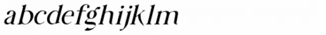 Prestissimo Classy Thin Italic
