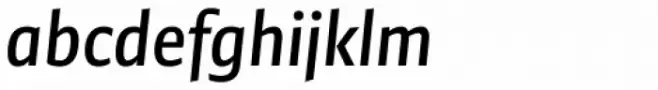 Preto Sans Medium Italic