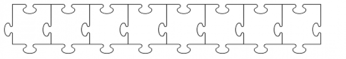 Puzzle Face Border