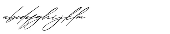 Qalisha Signature Script Italic Script