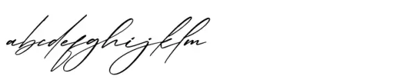 Qalisha Signature Script Regular Script