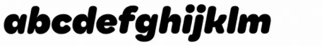 Qualion Round Black Italic