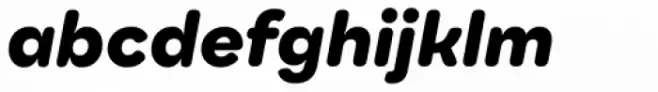 Qualion Round Extra Bold Italic