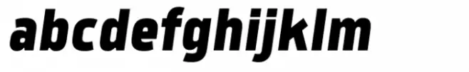 Quan Geometric Slim Black Italic