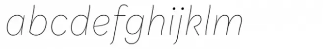 Quantificat Ultra Thin Italic
