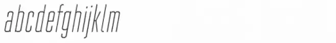 Refinery 15 Hairline Italic
