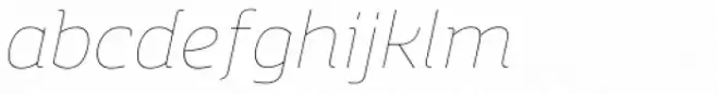 Regan Alt UltraLight Italic