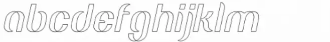 Ribbonloops Oblique Outline