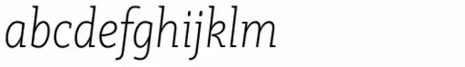 RoglianoPro Semi Condensed Extra Light Italic