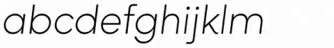 Rozanova GEO Thin Italic