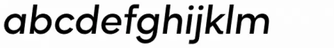 Rozanova HUM Semi Bold Italic