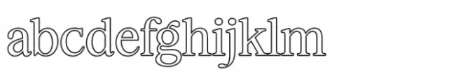 Sagitha Serif Outline