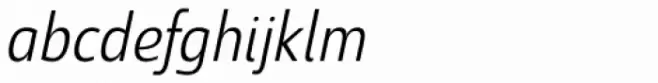 Savigny Regular Condensed Italic