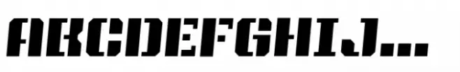 SbB Intermodal Stencil A Italic 5